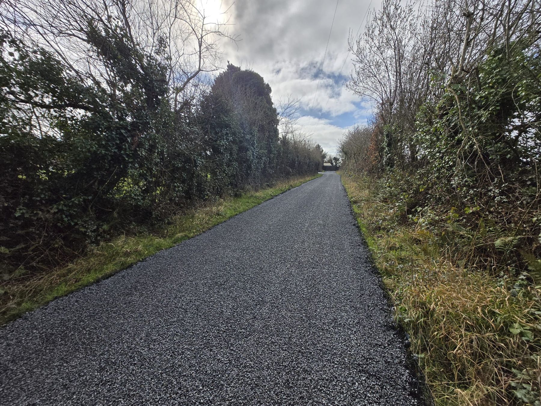Private road surfacing